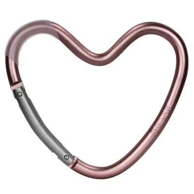 Dooky barnvagnskrok hjärta, rosa
