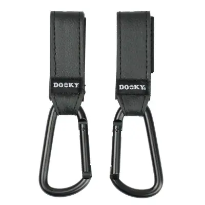 Dooky barnvagnskrok liten 2-pack, svart