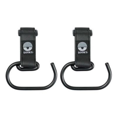 Dooky barnvagnskrok stor 2-pack, svart