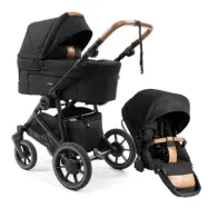 Emmaljunga Super Sonic duovagn, outdoor black