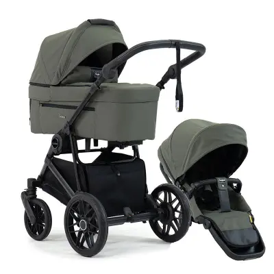 Emmaljunga Super Sonic duovagn, urban green