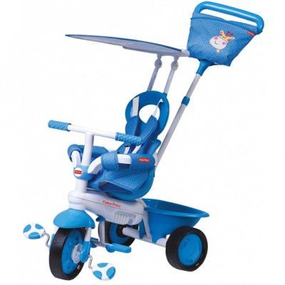 Fisher-Price- Trehjuling - 3-In-1-Trehjuling Elite Junior Vit/Blå
