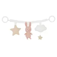 Jabadabado barnvagnshänge bunny, rosa