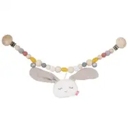 Kikadu barnvagnshänge kanin, grå/multi