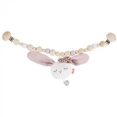 Kikadu barnvagnshänge kanin, rosa