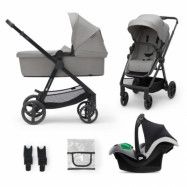Kinderkraft Barnvagn - Newly 3In1 Mink Pro Moonlight Grey