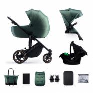 Kinderkraft Barnvagn - Prime 2 3In1 Mink Pro Venezian Black