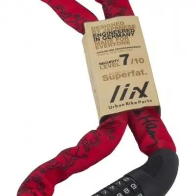 Liix - Lås - Big Lock Keith Haring Circle Of People 85 Cm Combination