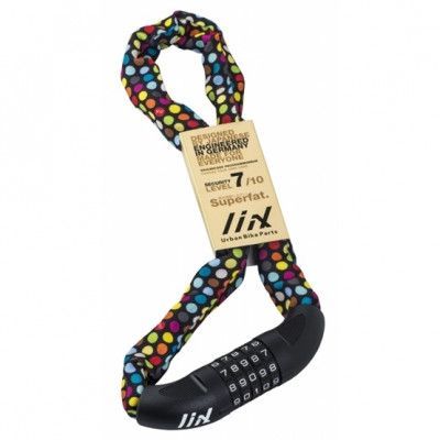 Liix - Lås - Big Lock Polka Dots Mix 85 Cm Combination