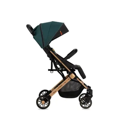 Momi - Estelle Barnvagn Grön - Guldram