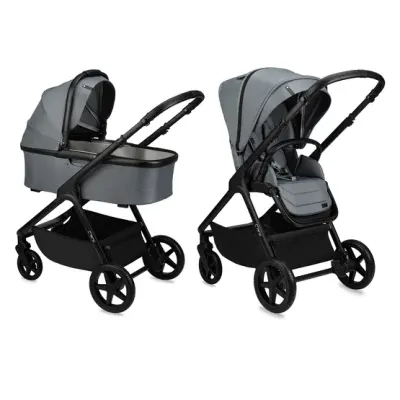 Momi - Giselle Barnvagn 2In1 Grå
