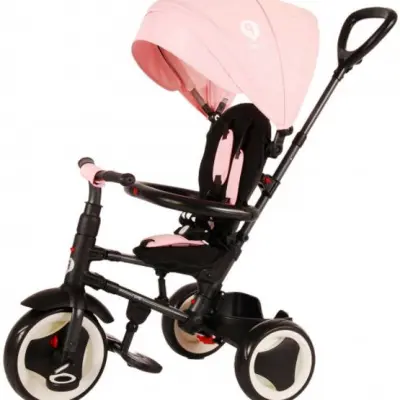 QPlay Qplay - Trehjuling Rito Deluxe Rosa/Svart