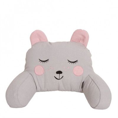 Roommate - Pram Pillow- Hugging Bear Grey