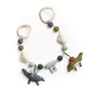 Sebra virkat barnvagnshänge, dragon tales