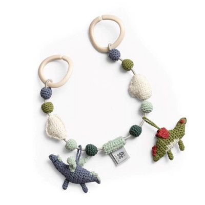 Sebra virkat barnvagnshänge, dragon tales