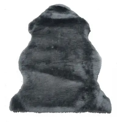 Segr lammskinn, grå korthårig