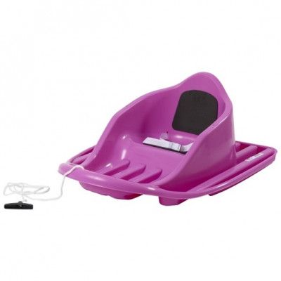 STIGA, Cruiser baby rosa med bälte dyna