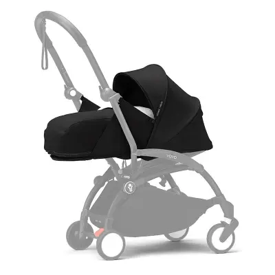Stokke Yoyo färgklädsel med liggbas 0+, black