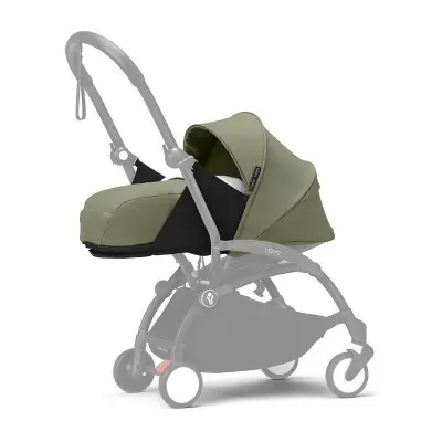 Stokke Yoyo färgklädsel med liggbas 0+, olive