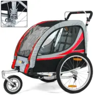 SunBee Sunbee - Promenad Plus M. Barnvagnskit - Svart/Röd