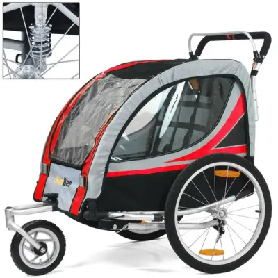 SunBee Sunbee - Promenad Plus M. Barnvagnskit - Svart/Röd