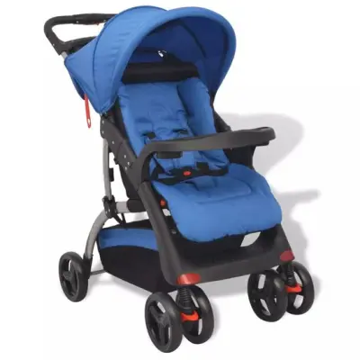 VidaXl Sittvagn Blå 102X52X100 Cm