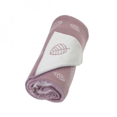 Vinter&Bloom, Filt EKO Nordic Leaf Rosa