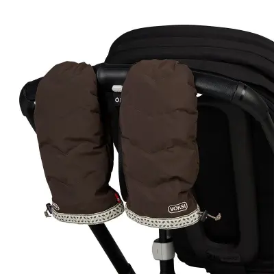 Voksi handmuff singel chocolate snow Limited Edt