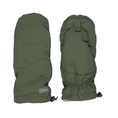 Voksi handmuff singel thyme green- light grey
