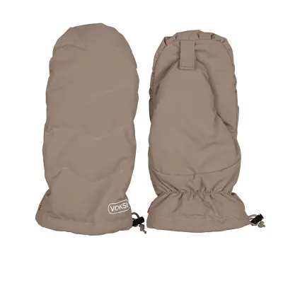 Voksi handmuff singel walnut- light grey