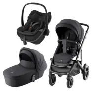 Britax Smile 5Z duovagn + Maxi-Cosi Pebble Slide Pro babyskydd