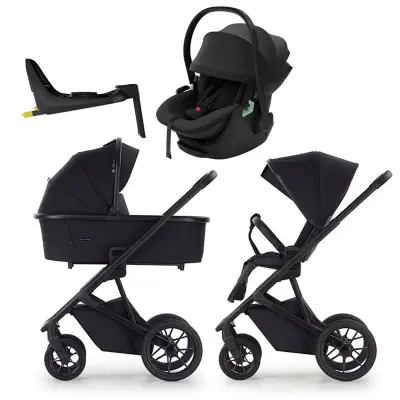 Crescent Prestige 2 Classic duovagn + Thule Maple Babyskydd + isofixbas