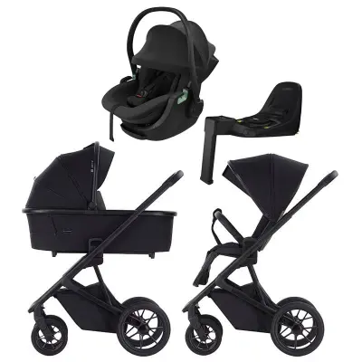 Crescent Prestige 2 Classic duovagn + Thule Maple Connect babyskydd + isofixbas