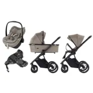 Crescent Prestige 2 Exclusive duovagn + Maxi-Cosi Pebble Slide Pro babyskydd + isofixbas
