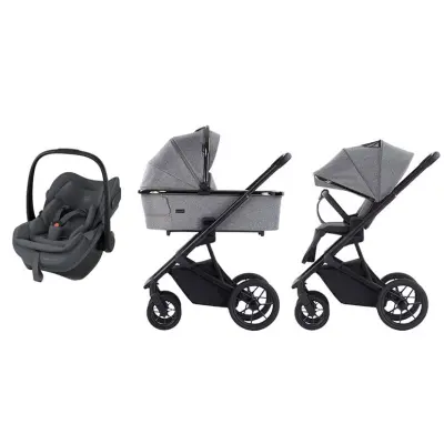 Crescent Prestige 2 Exclusive duovagn + Maxi-Cosi Pebble Slide Pro babyskydd