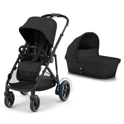 Cybex e-Gazelle S duovagn, Moon Black