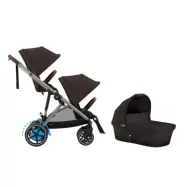 Cybex e-Gazelle S syskonvagn, Chocolate Brown