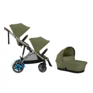 Cybex e-Gazelle S syskonvagn, Moss Green