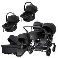 Emmaljunga Double Sento tvillingvagn 2027 + Thule Maple babyskydd