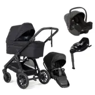 Emmaljunga Sento duovagn Ergo+ 2026 + Joie i-Snug 2 babyskydd + isofixbas