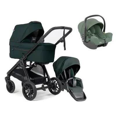 Emmaljunga Sento duovagn Flat+ 2026 + Joie i-Snug 2 babyskydd