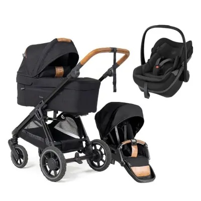 Emmaljunga Sento duovagn Flat+ 2026 + Maxi-Cosi Pebble Slide Pro babyskydd