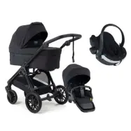 Emmaljunga Sento duovagn Flat+ 2027 + BeSafe iZi Go Modular X2 babyskydd