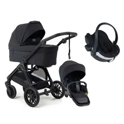 Emmaljunga Sento duovagn Flat+ 2027 + BeSafe iZi Go Modular X2 babyskydd