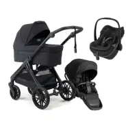 Emmaljunga Sento Max duovagn Ergo+ 2027 + Maxi-Cosi Pebble Slide Pro babyskydd