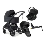 Emmaljunga Sento Max duovagn Ergo+ 2027 + Thule Maple babyskydd + isofixbas