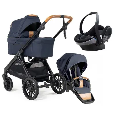 Emmaljunga Sento Max duovagn Flat+ 2026 + iZi Go Modular X2 babyskydd