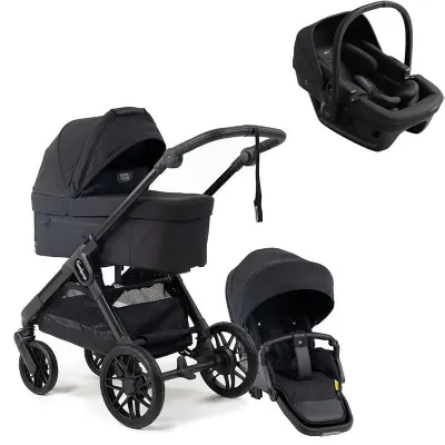 Emmaljunga Sento Max duovagn Flat+ 2027 + Axkid Zero Pro babyskydd