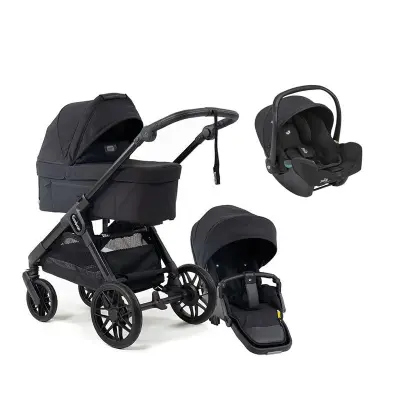 Emmaljunga Sento Max duovagn Flat+ 2027 + Joie i-Snug 2 babyskydd