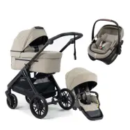 Emmaljunga Sento Max duovagn Flat+ 2027 + Maxi-Cosi Coral Slide Pro babyskydd